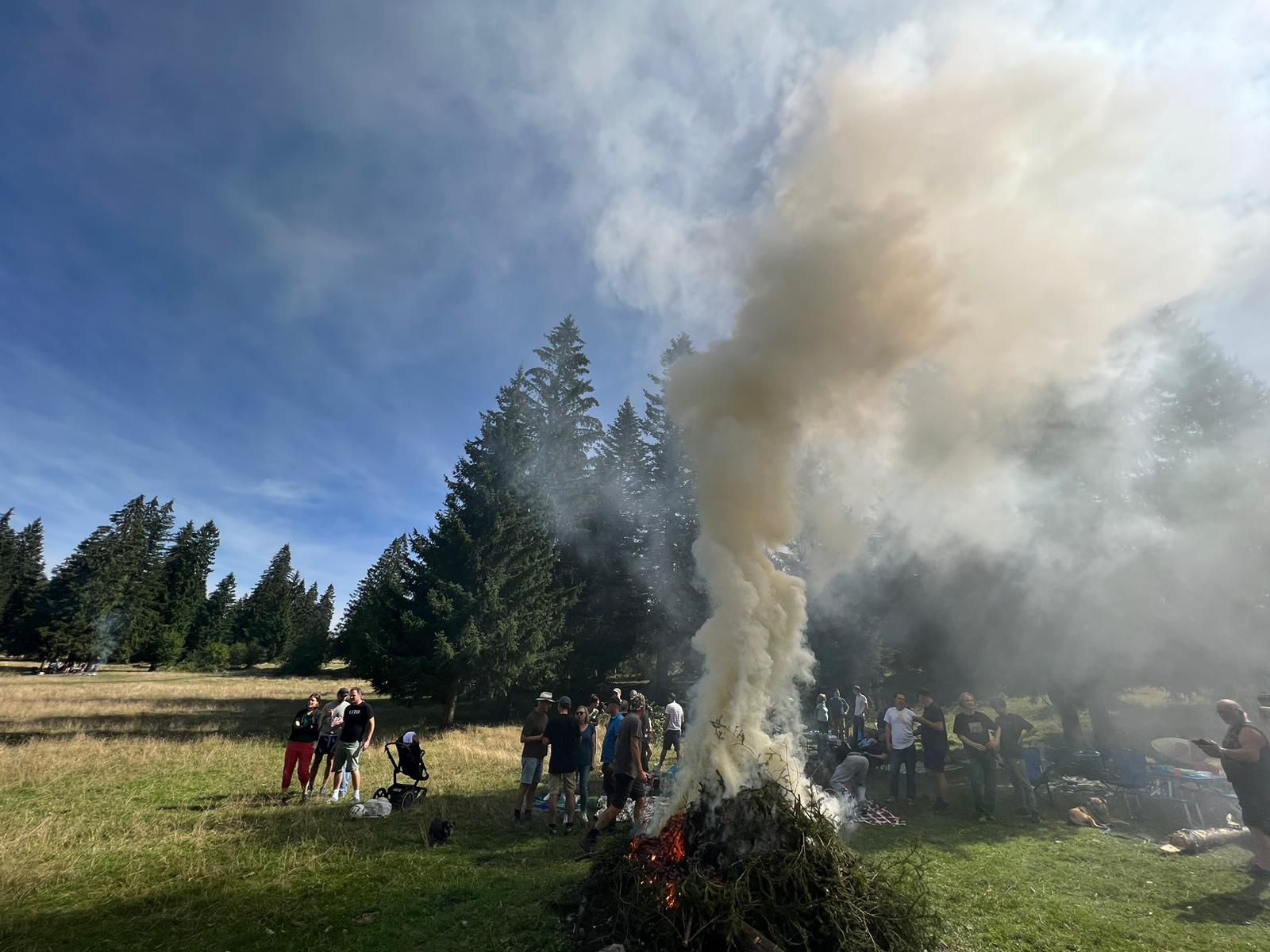Belle équipe de torrée