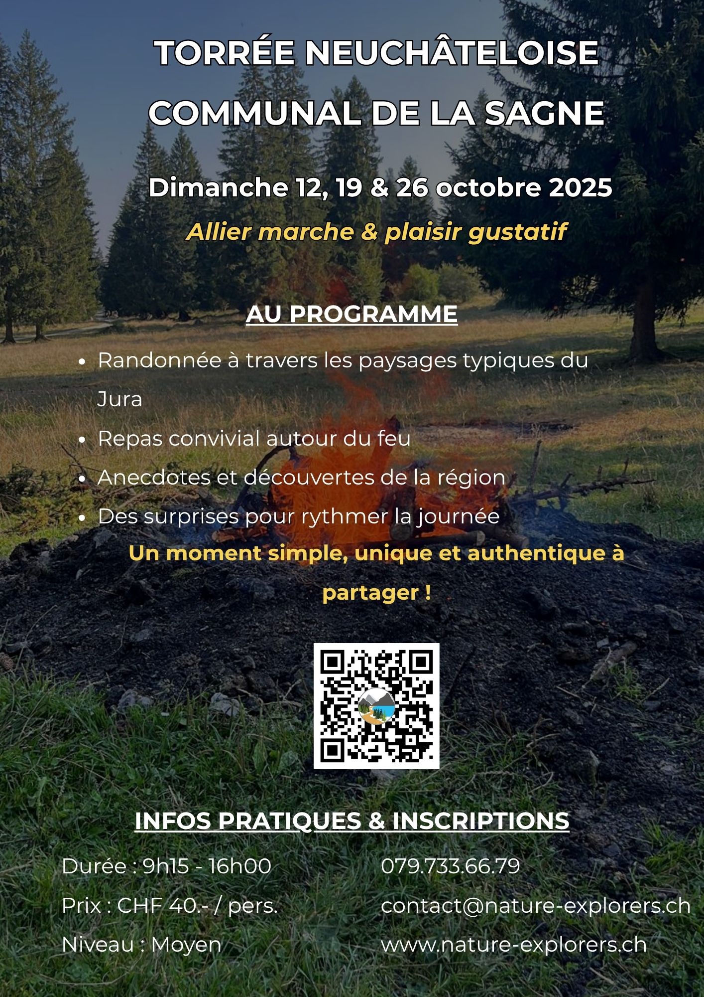 Flyer torrée Neuchâteloise Flyer torrée Neuchâteloise