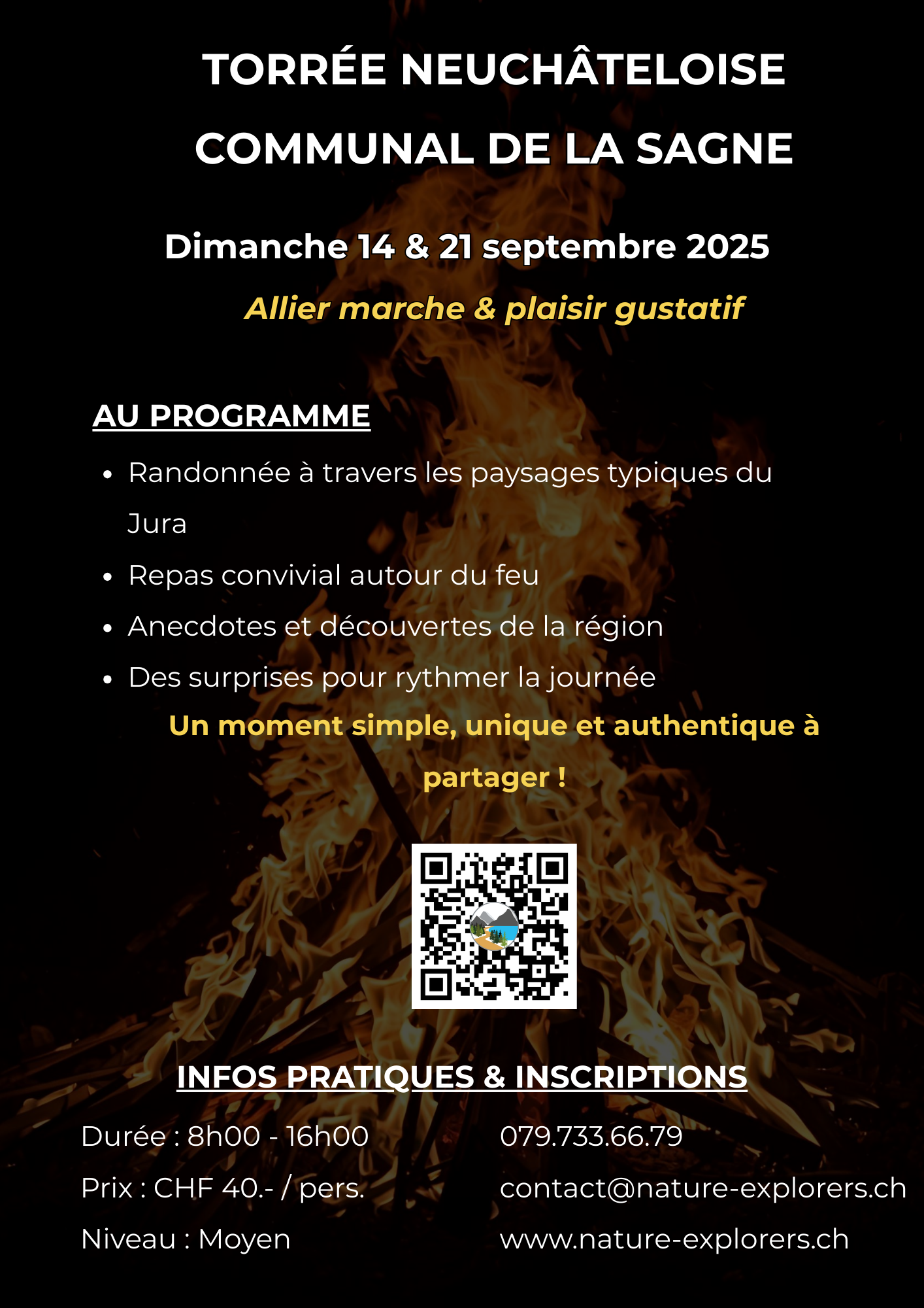 Flyer torrée Neuchâteloise